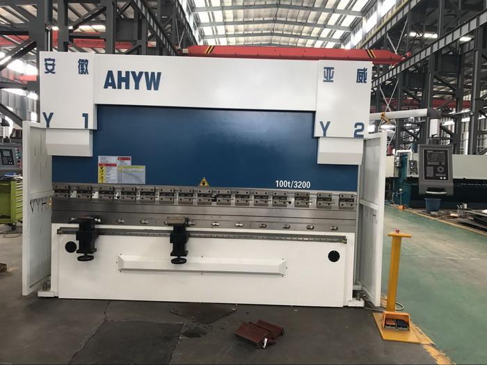 China AHYW Yawei DA52S 4 axis CNC Press brakes 100T3M sheet metal bending machines China AHYW Yawei DA52S 4 axis CNC Press brakes 100T3M sheet metal bending machines