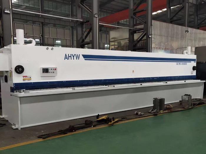 AHYW Yawei 9m Variable Rake Guillotine shears china factory