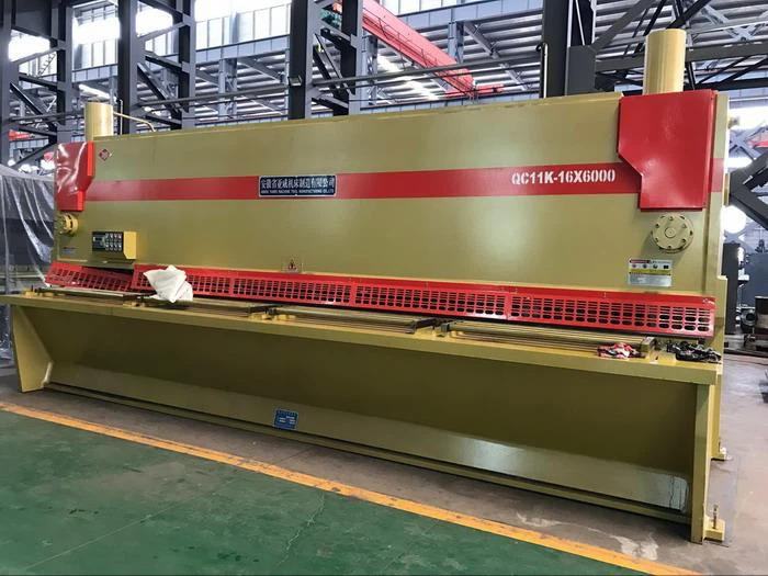 Yawei China 16mm mild steel 6mtr metal shears 