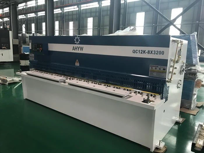 AHYW Yawei 10ft sheet metal guillotine shears QC12K China manufactures